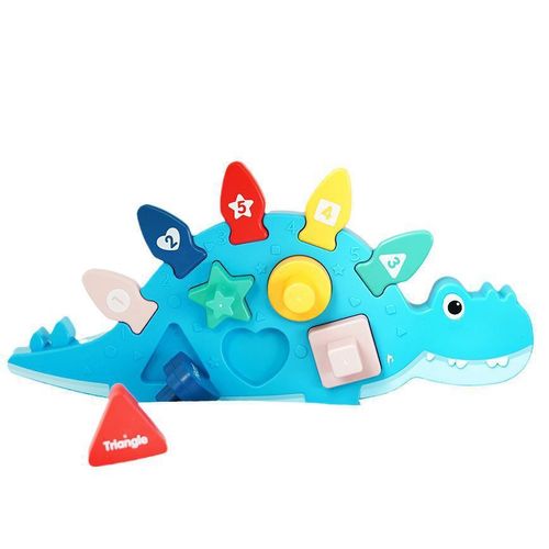 Jeux Educatif Enfant,Dinosaure Jeu Montessori Bebe Pour Apprendre À Trier Et À Empiler, Jouets Sensoriels,Cadeau Pour Bébé 12 18 24 Mois