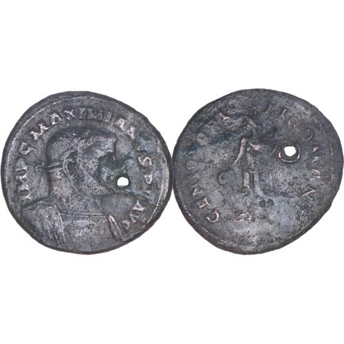 Rome - Follis Ou Nummus - Maximien Hercule - Vers 300 Ad - Genio Popvli Romani - Percée - 12-234