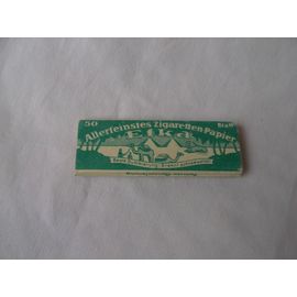Ww2 Allemagne Paquet De Feuilles A Rouler De Tabac Allemand " Efka " Neuf Référencé Landser Vert