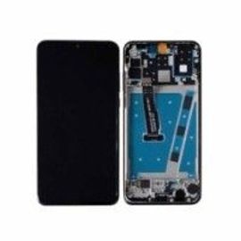 Ecran + Frame Pour Huawei P30 Lite Noir