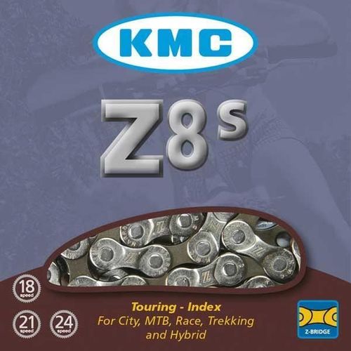 Pièces Chaines Kmc Z8 - 7-8s 114 Links - Argent