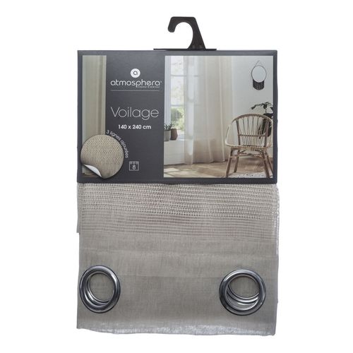 Voilage Sab - 240x140 - Beige