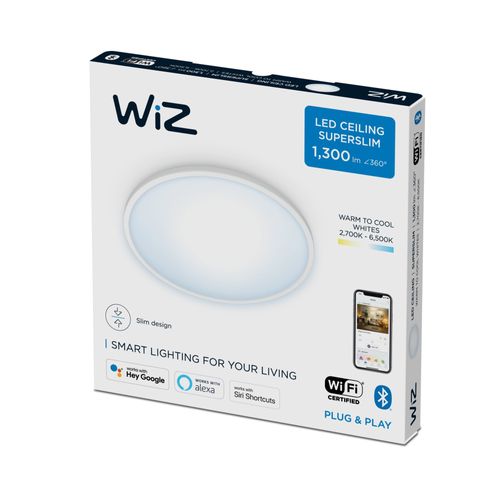 Lampe Connectée Ceiling Superslim 14 W Blanc Variable Blanc
