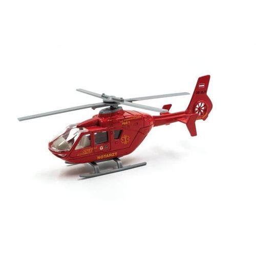 Elicottero Emergenza Rosso 1:50 Presepe Nordico Jagerndorfer Jc1105