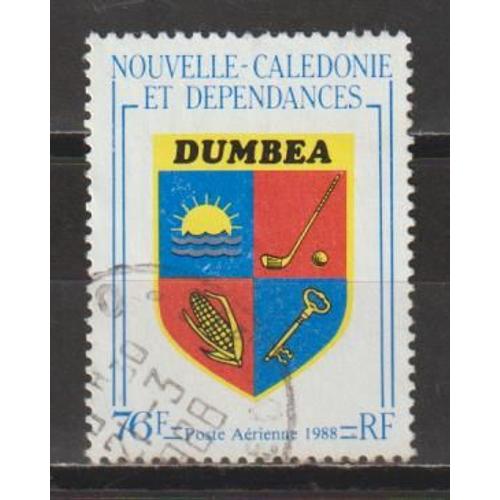 Nouvelle-Calédonie, 1988, Poste Aérienne, Armoiries De Dumbea, N°257, Oblitéré.