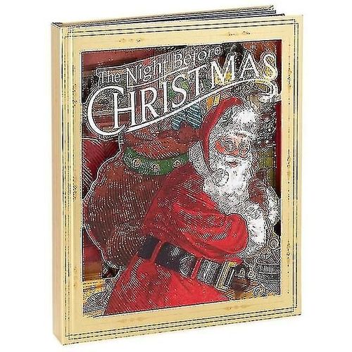 Livre Pop-Up De Noël Avec Son Léger La Veille La Veille Décoration Cadeaux Du Nouvel An Pour Les Enfants Enfants