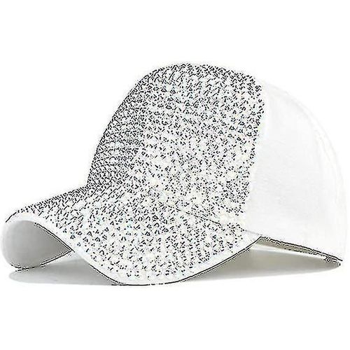 Lavé Maille En Détresse Femmes Baseball Cap Papa Chapeau Queue De Cheval Chapeau