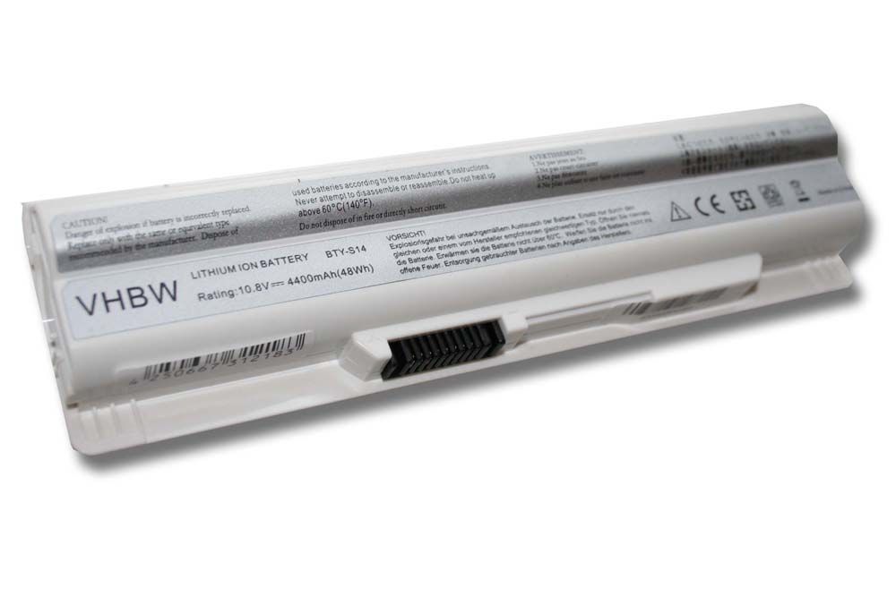 vhbw 1x Batterie compatible avec MSI MS-16GD, MS-16GA, MS-16G4, MS-...
