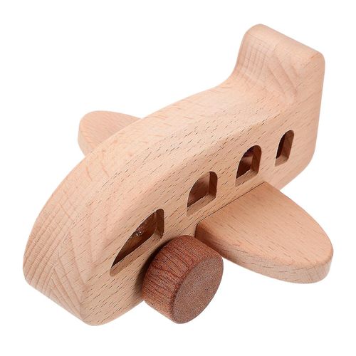 Jouet D¿Avion En Bois De Motricité Fine Jouet D¿Avion Jouet D¿Avion Bébé Enfants Push Toy