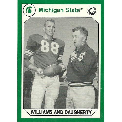 Carte N°47:Williams And Daugherty (Michigan State Collegiate Collection - 1990)