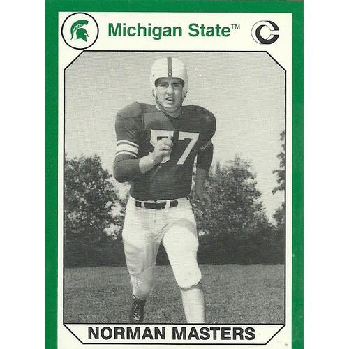 Carte N°45:Norman Masters (Michigan State Collegiate Collection -1990)