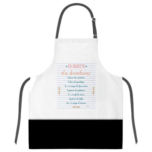 Tablier Adulte À Nouer - Recette Bonheur