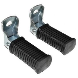 Paire Repose Cale Pied Passager Arrière Noir Pour Mobylette Peugeot 103 Sp