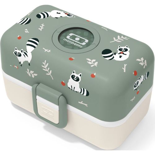 La Boîte Bento Pour Enfant - Monbento Mb Tresor Vert Raccoon