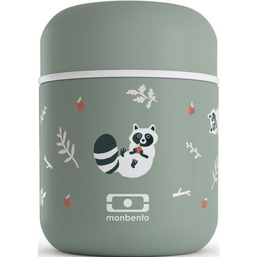 La Petite Boite Bento Isotherme - Monbento Mb Capsule Vert Raccoon