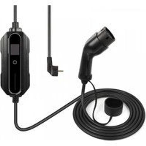 Carplug Chargeur Mobile Helectron S216 - 5m - 6 À 16a ? Type 2 ? 3,7kw ? Prise Domestique