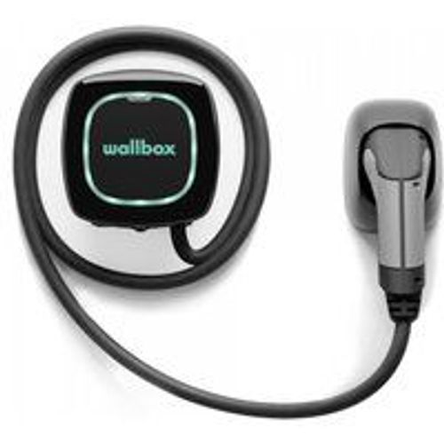 Wallbox Borne De Recharge Pulsar Plus - Câble Attaché 5m Type 2 - 1,4 À 11kw - Triphasé - Bluetooth - Wifi