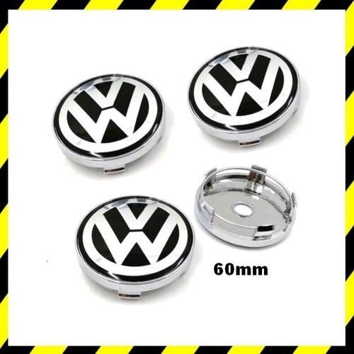 60mm Cache Moyeu Volkswagen 4 Pcs - Mastershop - Vendeur Français