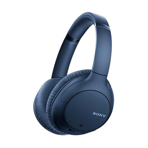 Sony WH-CH710N - Écouteurs avec micro - circum-aural - Bluetooth - sans fil - NFC* - Suppresseur de bruit actif - jack 3,5mm - bleu