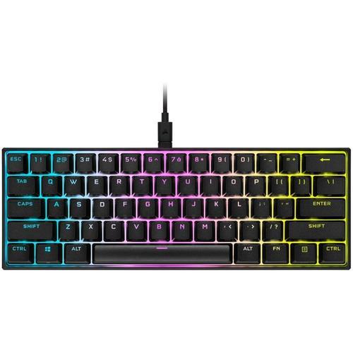 CORSAIR Gaming K65 RGB MINI 60% - Clavier - backlit - USB - Français - commutateur : CHERRY MX Red