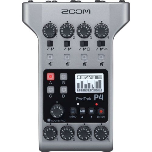 Enregistreur audio Zoom P4 Podtrack Interface
