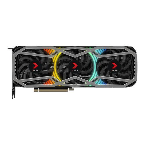 PNY GeForce RTX 3070 Gaming REVEL EPIC-X RGB Triple Fan LHR - Carte graphique - GF RTX 3070 - 8 Go GDDR6 - PCIe 4.0 x16 - HDMI, 3 x DisplayPort