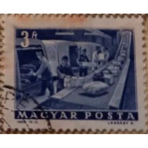 Timbre Oblitéré Magyar Posta, Métiers, 3ft.