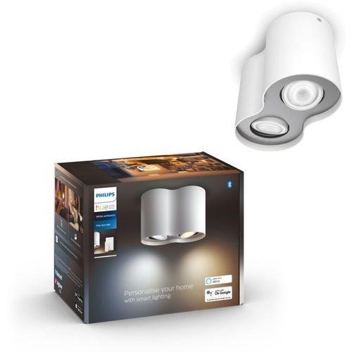 Luminaire Philips Hue Pillar Plate/Spiral Blanc X2+Tl
