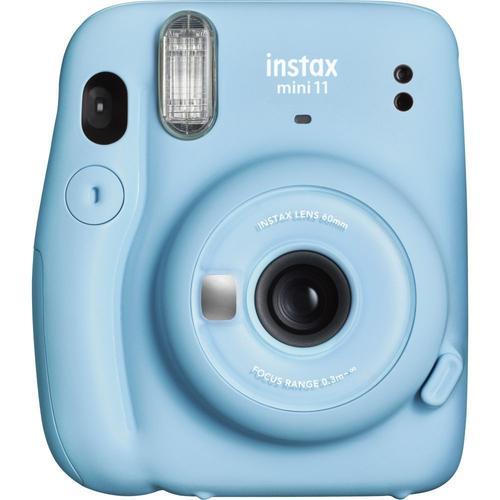 Appareil photo Instantané Fujifilm Instax Mini 11 objectif : 60 mm - instax mini bleu ciel
