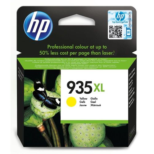 HP 935XL - 9.5 ml - à rendement élevé - jaune - original - cartouche d'encre - pour Officejet 6812, 6815, 6820; Officejet Pro 6230, 6230 ePrinter, 6830, 6835