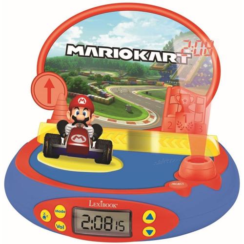 Réveil Lexibook RP500UNI Projecteur Nintendo Mario Kart