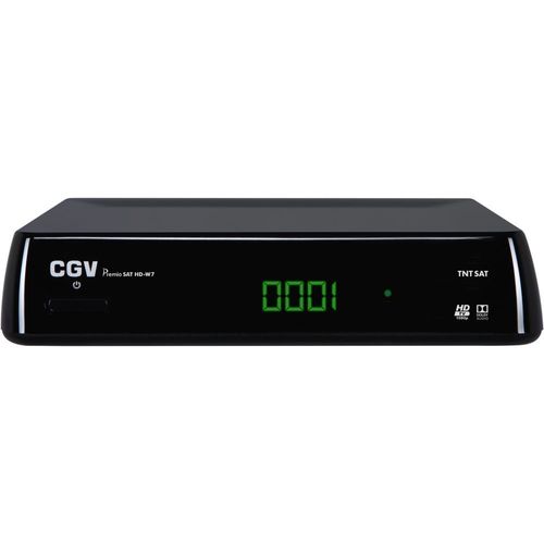 CGV Premio Sat HD-W7 - Récepteur de télévision par satellite - TNTSAT