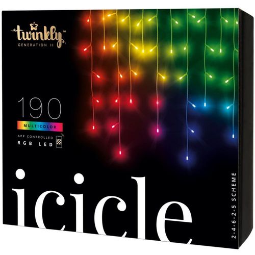 Twinkly Icicle 190 Led Rgb 4,3mm Gen Ii Edtition Multicolore