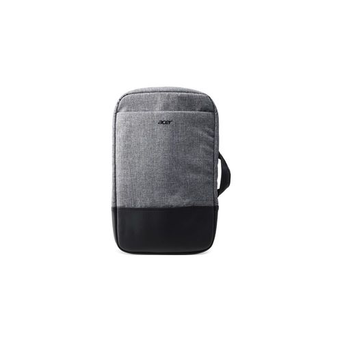 Acer Slim 3-in-1 - Sac à dos/sac à bandoulière pour ordinateur portable - 14" - gris - pour Aspire 1; Chromebook Spin 514; 713; Spin 1; 5; Swift 3; 3 Pro Series; TravelMate P2