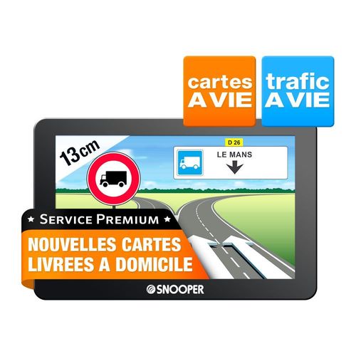 Snooper Truckmate PL5400 - Navigateur GPS - automobile 5" grand écran