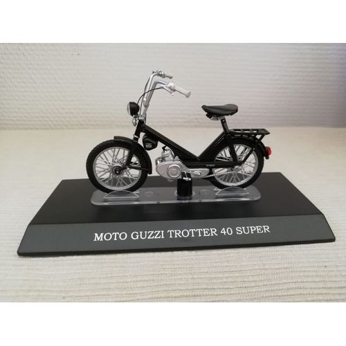 Moto Mobylette Italienne : Moto Guzzi Trotter 40 Super 1/18-Leo Models