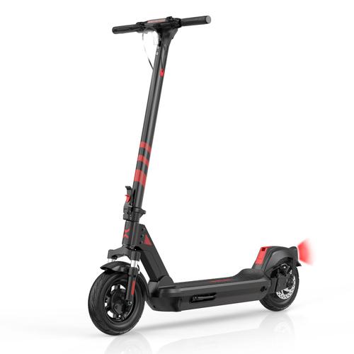 Rcb Trottinette Électrique Adulte 10 Pouces,Scooter Électrique 500w,Batterie Capacité 11.4ah,32km-Kilométrage Maximum,Trottinette Avec App Et Double Système D'absorption Des Chocs,Charge Max 150kg