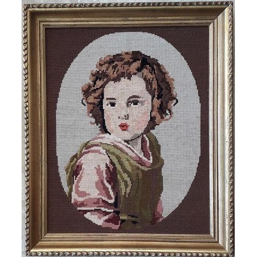 Tableau Tapisserie Canevas Fait Main 53 Cm X 44 Cm