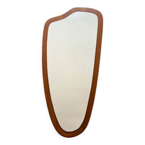 Miroir scandinave de forme libre bois