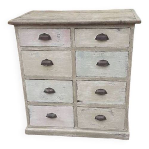 Meuble De Mtier 8 Tiroirs Gris
