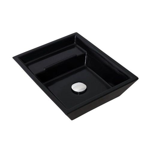 Vasque rectangulaire de salle de bain Eider Noir