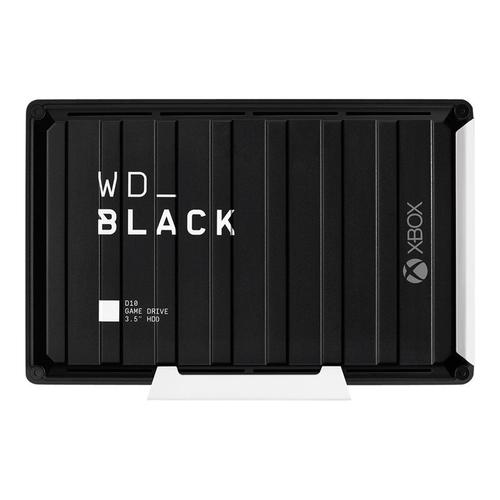 WD_BLACK D10 Game Drive for Xbox One WDBA5E0120HBK - Disque dur - 12 To - externe (portable) - USB 3.2 Gen 1 - 7200 tours/min - noir