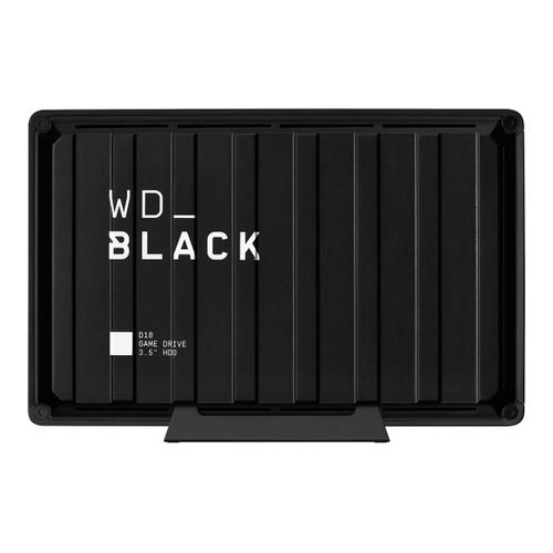 WD_BLACK D10 Game Drive WDBA3P0080HBK - Disque dur - 8 To - externe (portable) - USB 3.2 Gen 1 - 7200 tours/min - noir