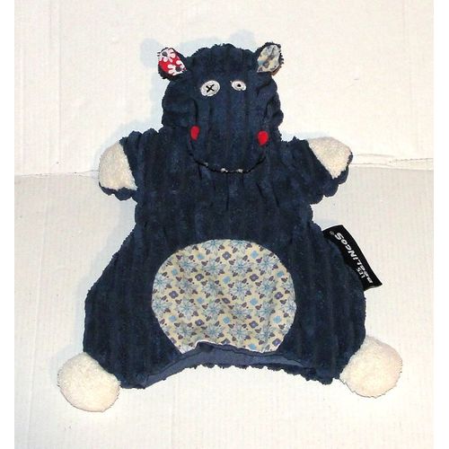 Doudou Hippipos L'hippopotame Marionnette - Peluche Hippos Les Deglingos