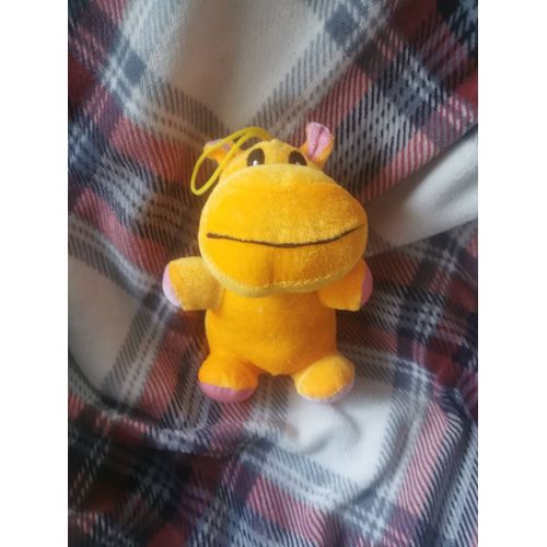Doudou Peluche Hippopotame Vache Orange Sandy