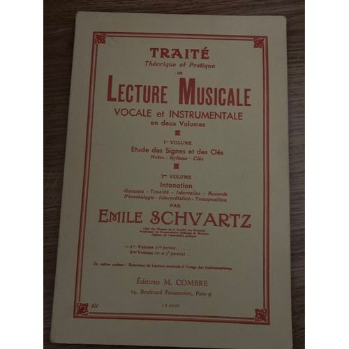 Traité Théorique Et Pratique De Lecture Musicale 