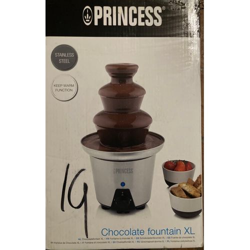 Princess 292998 Chocolate Fountain XL Stainless Steel