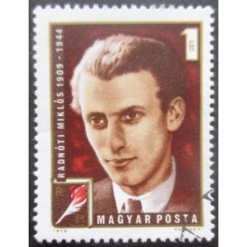 Hongrie N°2283 Poète Miklos Radnoti Oblitéré