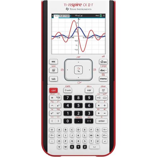 Texas Instruments TI-Nspire CX II-T - Calculatrice graphique pour le lycée et supérieur - Mode examen et Python intégré
