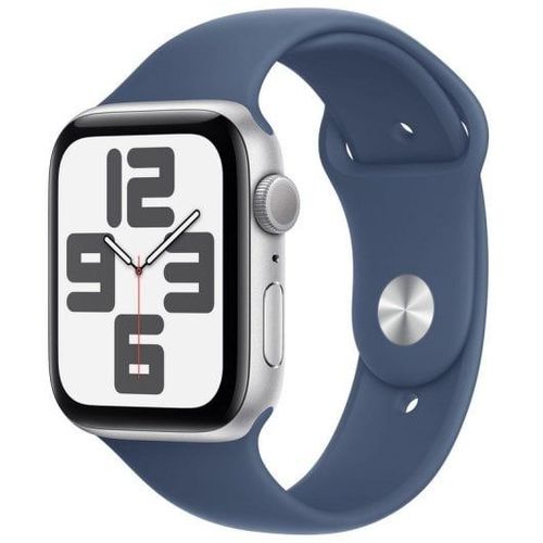 Apple Watch Se Gps 44mm Caja De Aluminio Medianoche Con Correa Deportiva Medianoche S/M